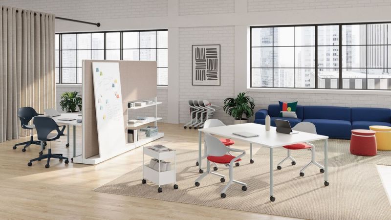 Herman Miller OE1 Huddle Table sfeerafbeelding