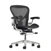 Herman Miller Aeron Onyx Polished Full-Options Voorraadmodel