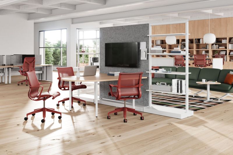 Herman Miller OE1 Huddle Table sfeerafbeelding